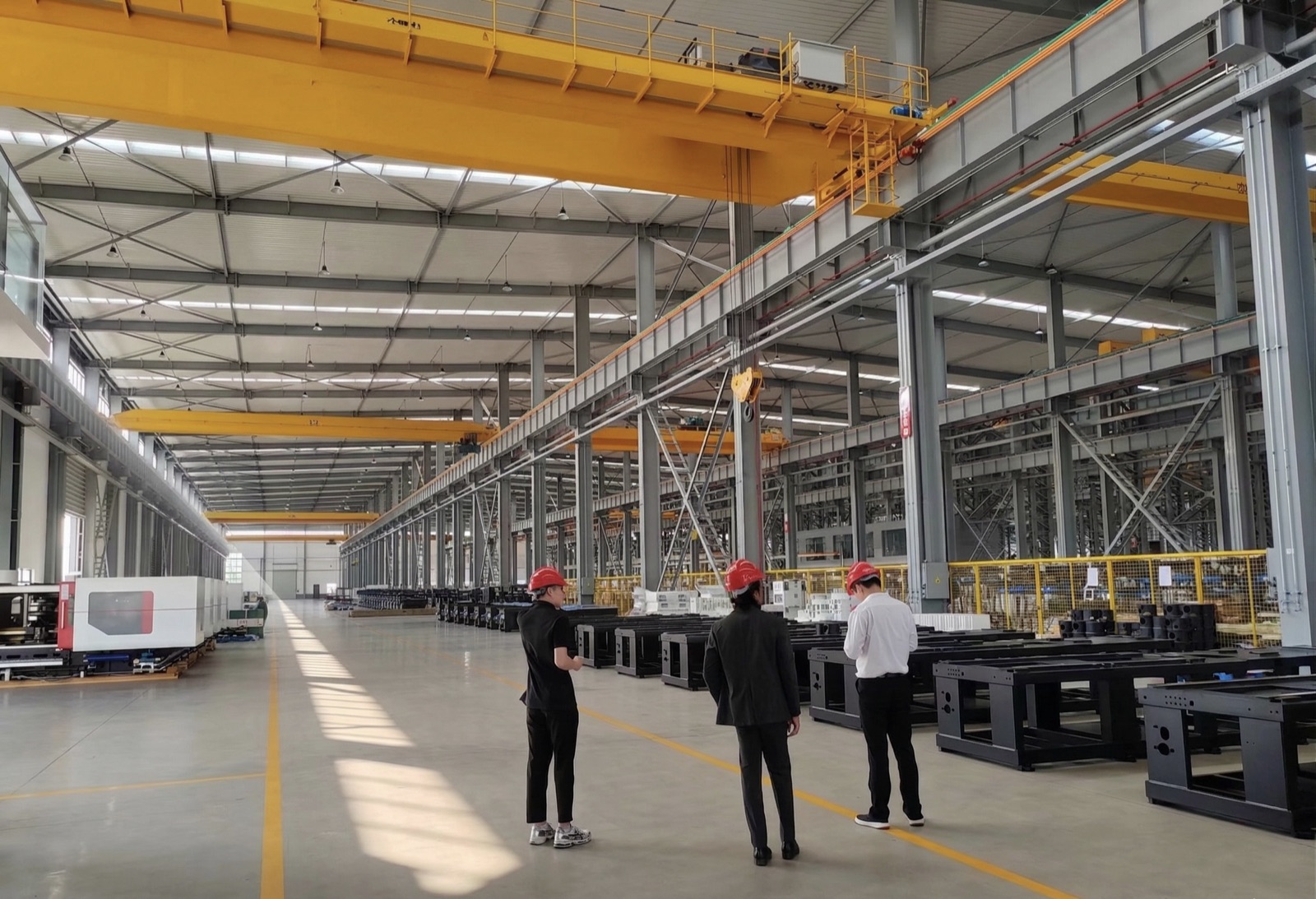 Site visit at a machinery manufacturer